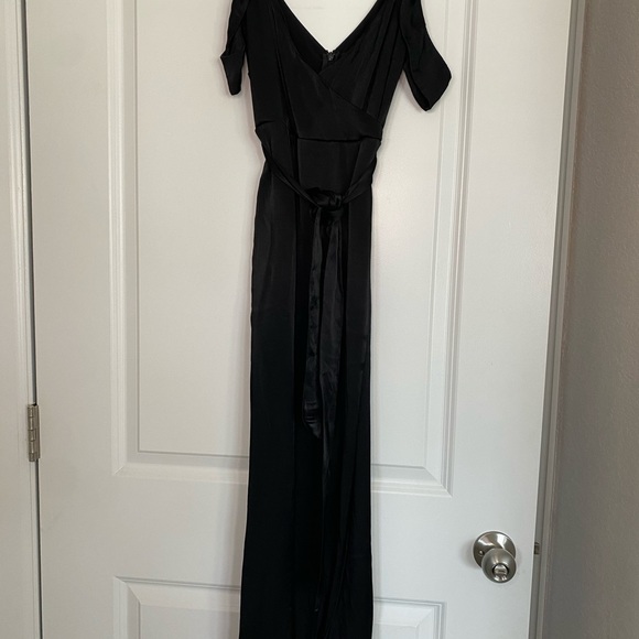 Bardot Black Off the Shoulder Midi Dress - Picture 2 of 7